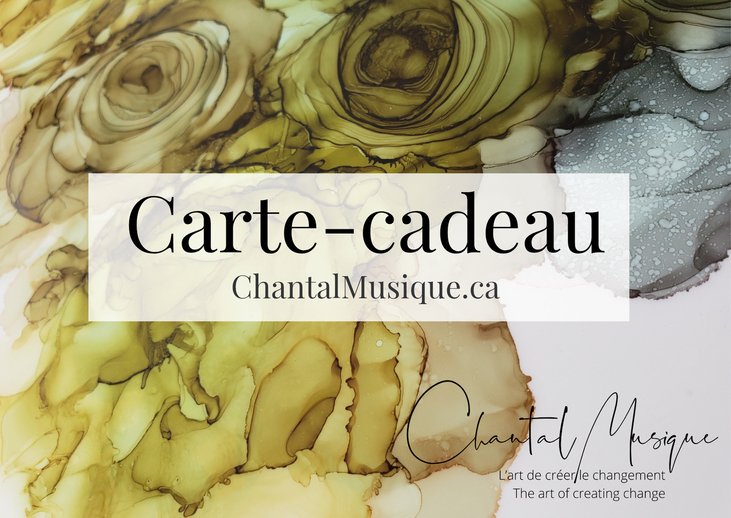 Carte-cadeau virtuelle | Le pouvoir de choisir